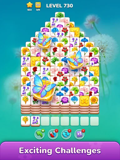 Blossom Master ڈاؤن لوڈ کریں – پھولوں کا بہترین ٹائل میچنگ گیم - Screenshot 10