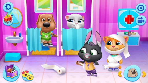 My Talking Tom Friends ڈاؤن لوڈ کریں – بچوں کے لیے بہترین تفریحی گیم - Screenshot 5