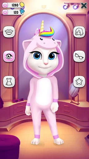 My Talking Angela ڈاؤن لوڈ کریں – بہترین ورچوئل پالتو گیم - Screenshot 20