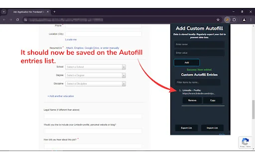 Easy Custom Autofill ڈاؤن لوڈ کریں – فارم فلنگ کو آسان بنائیں - Screenshot 2