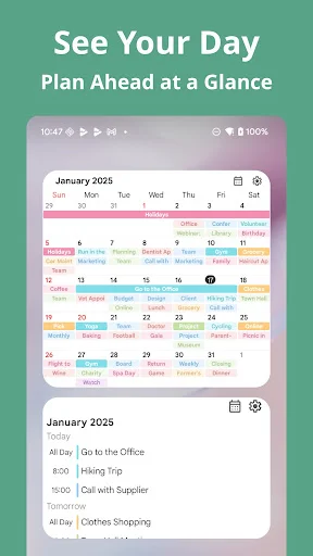 Simple Calendar ڈاؤن لوڈ کریں – شیڈول اور ریمائنڈر کے لیے بہترین ایپ - Screenshot 2