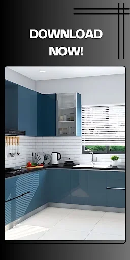 Kitchen Design & Cabinet Ideas ڈاؤن لوڈ کریں – جدید کچن کے آئیڈیاز - Screenshot 6