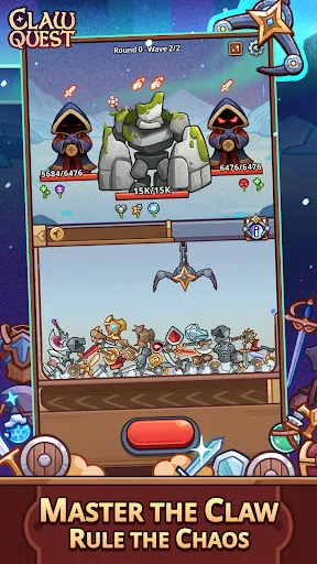 Claw Quest: Roguelike RPG ڈاؤن لوڈ کریں – بہترین ایکشن ایڈونچر گیم - Screenshot 2