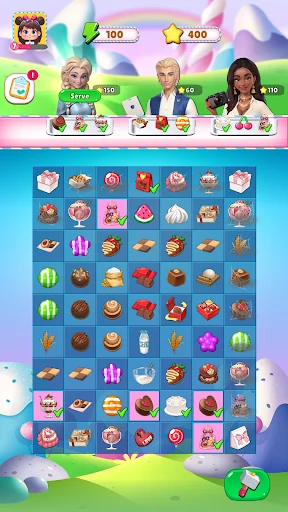 Sweet Merge Land ڈاؤن لوڈ کریں – مزیدار پہیلیاں اور کینڈی ایڈونچر - Screenshot 2