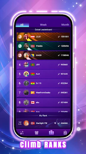 Beat Tiles 2: Piano Master ڈاؤن لوڈ کریں – بہترین میوزک گیم - Screenshot 5