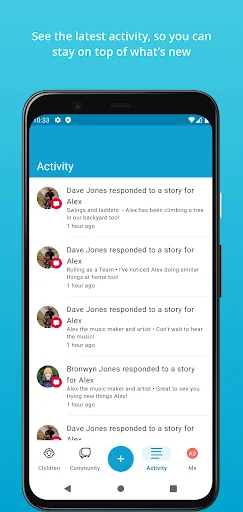 Storypark for Educators ڈاؤن لوڈ کریں – بچوں کی تعلیم کا ڈیجیٹل ریکارڈ - Screenshot 5