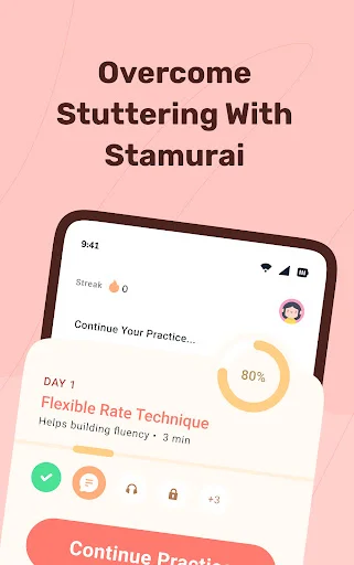 Stamurai: Stuttering Therapy ڈاؤن لوڈ کریں – بولنے میں بہتری لائیں - Screenshot 7