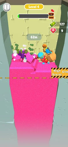 Dig Gem Mining ڈاؤن لوڈ کریں – دلچسپ خزانے کی تلاش کا کھیل - Screenshot 6