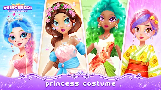 Girl Game: Princess Makeup ڈاؤن لوڈ کریں – بہترین فیشن اور ڈریس اپ گیم - Screenshot 6