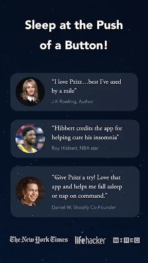 Pzizz – Sleep, Nap, Focus ڈاؤن لوڈ کریں – پرسکون نیند کے لیے بہترین ایپ - Screenshot 1