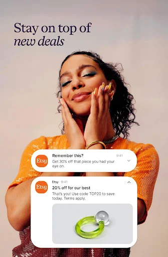 Etsy ایپ ڈاؤن لوڈ کریں – منفرد اور ہینڈ میڈ اشیاء کی آن لائن خریداری - Screenshot 11