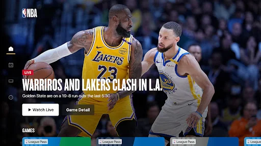 NBA: Live Games & Scores ڈاؤن لوڈ کریں – براہ راست NBA میچز دیکھیں - Screenshot 22