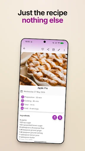 My Recipe Box ڈاؤن لوڈ کریں – بہترین ریسیپی آرگنائزر ایپ - Screenshot 3