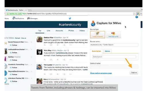 NCapture برائے NVivo ڈاؤن لوڈ کریں – ویب ڈیٹا کیپچر ٹول - Screenshot 5