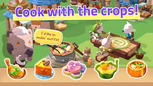 The Secret of Cat Island ڈاؤن لوڈ کریں – بلیوں کا پیارا فارمنگ گیم - Screenshot 12