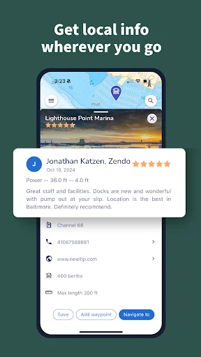 Savvy Navvy Boating Navigation ڈاؤن لوڈ کریں – جدید میرین چارٹس اور GPS - Screenshot 6