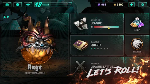 Kloot Arena ڈاؤن لوڈ کریں – آن لائن PvP بیٹل ایرینا گیم - Screenshot 3