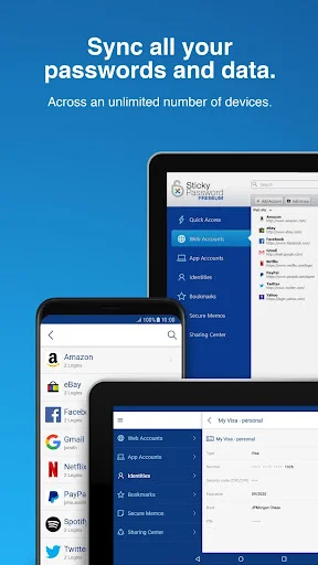 Sticky Password Manager ڈاؤن لوڈ کریں – محفوظ پاس ورڈ کا انتظام - Screenshot 8