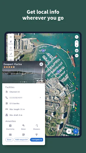 Savvy Navvy Boating Navigation ڈاؤن لوڈ کریں – جدید میرین چارٹس اور GPS - Screenshot 14