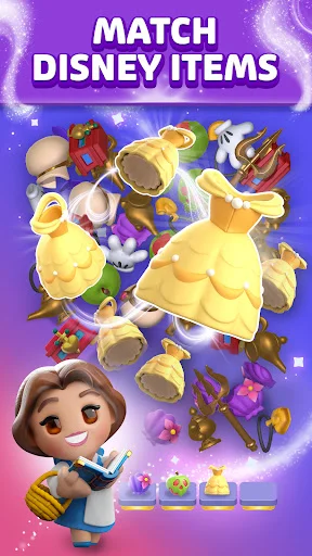 Disney Magic Match 3D ڈاؤن لوڈ کریں – دلچسپ ڈزنی پزل گیم - Screenshot 13