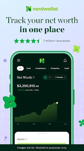 NerdWallet: Smart Money App ڈاؤن لوڈ کریں – مالیاتی انتظام - Screenshot 1
