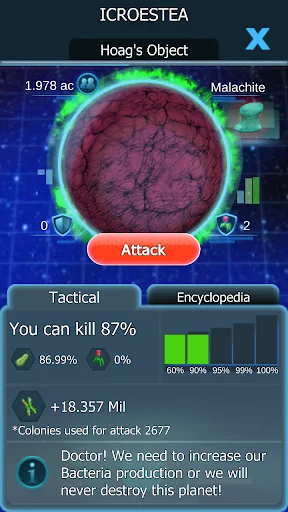 Bacterial Takeover ڈاؤن لوڈ کریں – بیکٹیریا ٹائکون آئیڈل گیم - Screenshot 1
