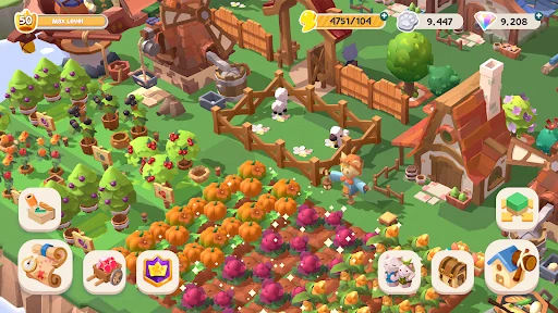 The Secret of Cat Island ڈاؤن لوڈ کریں – بلیوں کا پیارا فارمنگ گیم - Screenshot 23