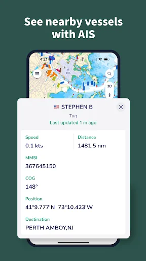 Savvy Navvy Boating Navigation ڈاؤن لوڈ کریں – جدید میرین چارٹس اور GPS - Screenshot 7