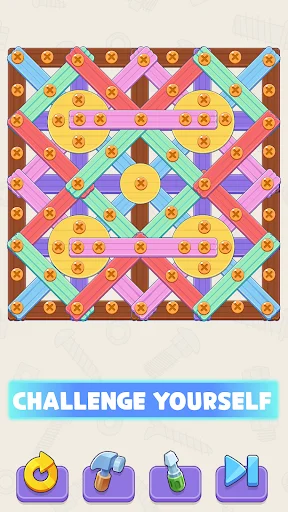 Screw It Out: Wood Puzzle ڈاؤن لوڈ کریں – دماغی کھیل - Screenshot 7
