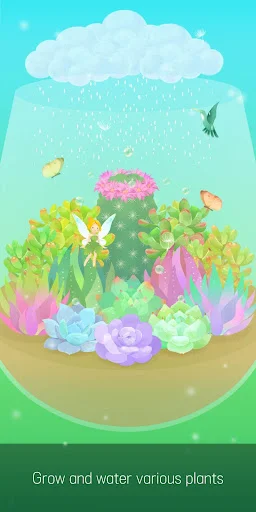 My Little Terrarium ڈاؤن لوڈ کریں – پرسکون اور دلکش آئیڈل گیم - Screenshot 2