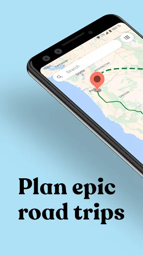 Roadie: Road Trip Planner ڈاؤن لوڈ کریں – بہترین روڈ ٹرپ کا سفر پلان کریں - Screenshot 1