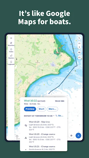 Savvy Navvy Boating Navigation ڈاؤن لوڈ کریں – جدید میرین چارٹس اور GPS - Screenshot 17