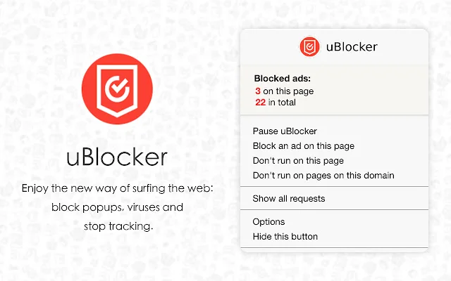 uBlocker ڈاؤن لوڈ کریں – کروم کے لیے بہترین مفت ایڈ بلاکر - Screenshot 2