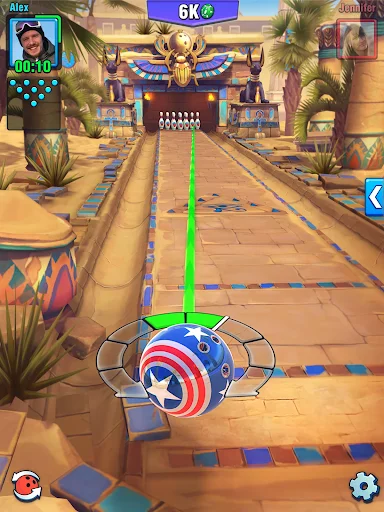 Bowling Crew ڈاؤن لوڈ کریں – بہترین تھری ڈی بولنگ گیم - Screenshot 15