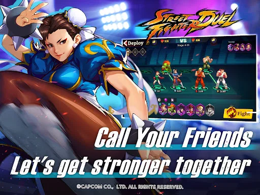 Street Fighter Duel ڈاؤن لوڈ کریں – بہترین Idle RPG گیم - Screenshot 8