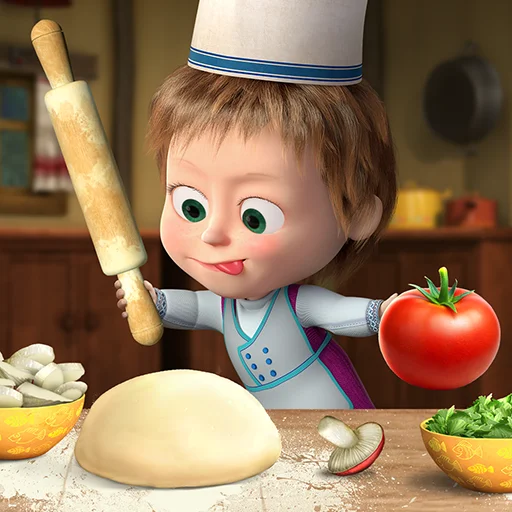 Masha and the Bear Pizza Maker ڈاؤن لوڈ کریں – مزیدار پیزا گیم