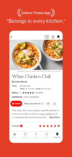 NYT Cooking ڈاؤن لوڈ کریں – مزیدار ترکیبیں اور کچن ٹپس حاصل کریں - Screenshot 2