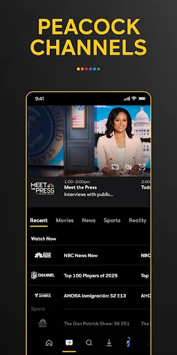 Peacock TV ڈاؤن لوڈ کریں – لائیو اسپورٹس اور فلمیں مفت دیکھیں - Screenshot 7