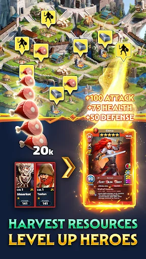 Empires & Puzzles ڈاؤن لوڈ کریں – بہترین میچ-3 آر پی جی گیم - Screenshot 4
