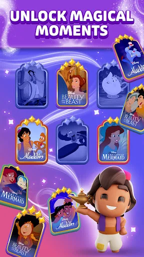 Disney Magic Match 3D ڈاؤن لوڈ کریں – دلچسپ ڈزنی پزل گیم - Screenshot 2