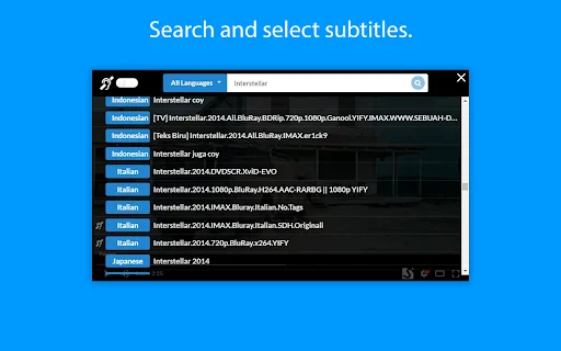 Substital ڈاؤن لوڈ کریں – نیٹ فلکس اور یوٹیوب کے لیے سب ٹائٹلز - Screenshot 3