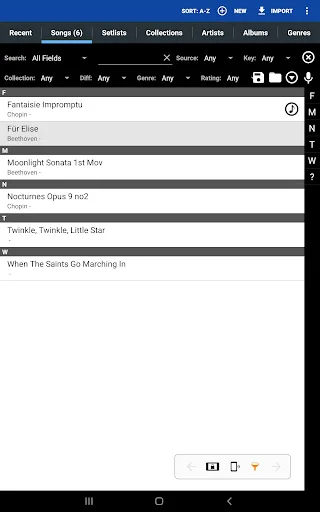 MobileSheets ڈاؤن لوڈ کریں – موسیقاروں کے لیے بہترین شیٹ میوزک ویور - Screenshot 9
